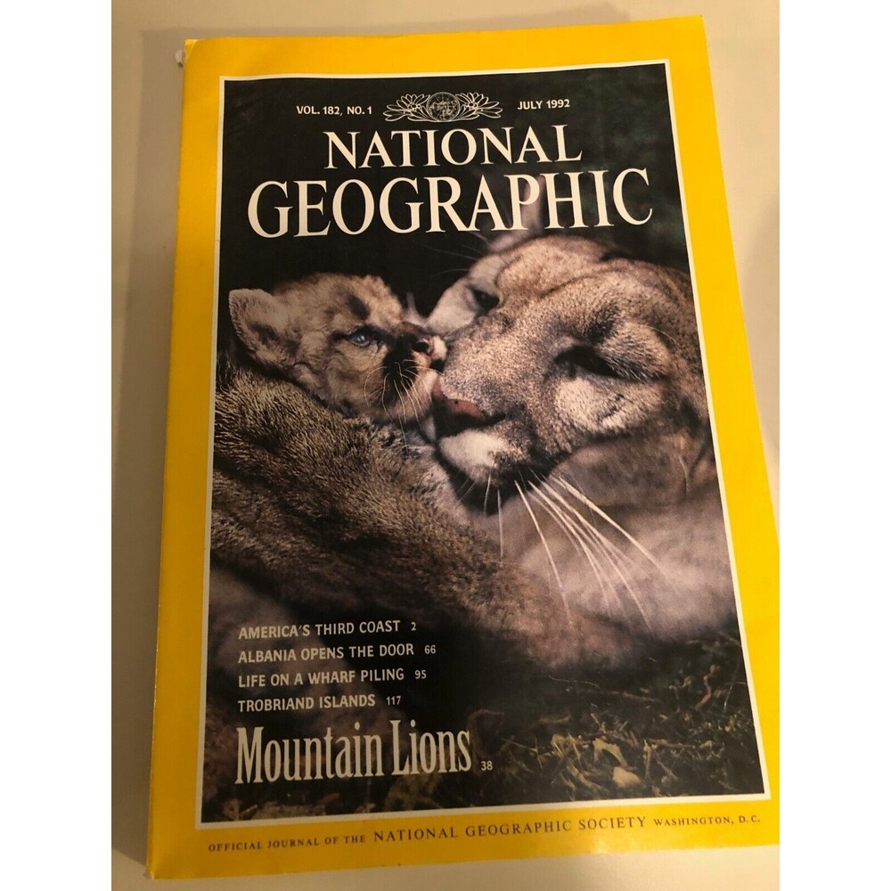 National Geographic Magazine July 1992